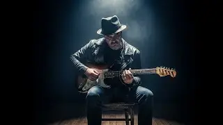 Eric Clapton, Muddy Waters, BB King, ZZ Top Inspired Soulful Guitar Blues Rock Mood