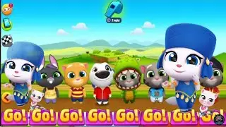 Talking Tom Gold Run - Ginger & Angela's Epic Chase! 🚀💰 (Full Gameplay)