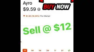 $AYRO Buy Now, Sell at $12