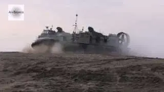 US Marines Hovercraft Landing at Red Beach