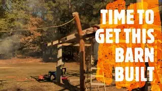 Are We Building A Barn Or What?? #barnbuilding #doityourself #Buildingafarm #DIY