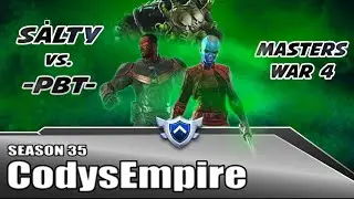 MCOC Season 35 - War 4 - S&aring;lty vs -PBT- - Thing Boss Round 2