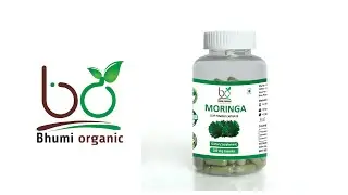 Bhumi Organic Moringa Oleifera 180 Cap. #BhumiOrganic #MoringaCapsules #OrganicHealth #BoostImmunity