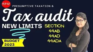 New limits of Audit & presumptive scheme for businessmen and professionals in Budget 2023