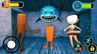 Playing as Tung Tung Sahur Vs Great White Shark in Granny House