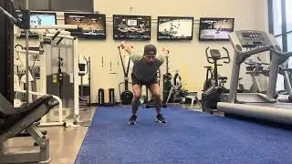 Burpee broad jumps