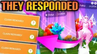 *NIANTIC RESPONSES W/ MAKEUP FOR SHINY ORIGIN PALKIA & ORIGIN DIALGA TASKS* 100+ tasks? Pokemon GO