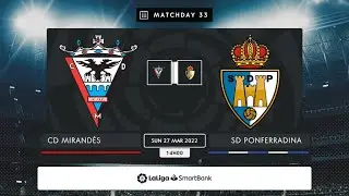 CD Mirand&eacute;s - SD Ponferradina MD33 D1400