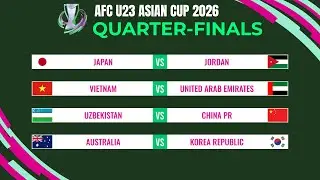 Quarter-finals: Match Schedule | AFC U23 Asian Cup 2026.