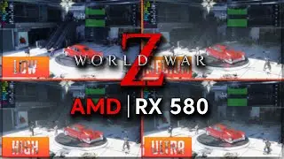 World War Z | RX 580 + Ryzen 5 2600 | Graphics Comparison + Gameplay