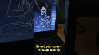 How to Extend Screen for multi-tasking #extended #screen #hack #youtubeshorts #tricks #windows10