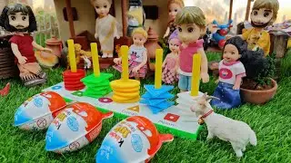 kinder Joy chocolate dosa / miniature cooking dosa with kinder Joy and dairy milk chocolate/bichumon