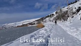 Hidden Winter Paradise at Lisi Lake Tbilisi Georgia #discover #beautiful #lake#travel #georgia #2026