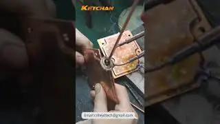 Induction Brazing Copper Plate To Copper Tubes