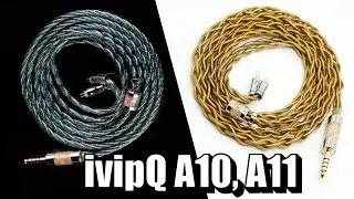 Два очень достойных кабеля от ivipQ A11, ivipQ A10 Кабель для внутриканальных наушников!