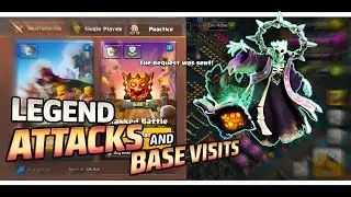 Shorts Stream | Base Visit and Live Legend league Attacks  #coc #clashofclans #supercell #shortlive