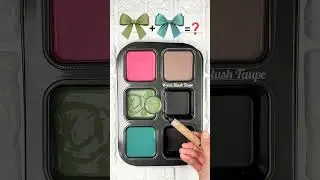 Mixing Pink, Green & Teal | 3 Soft Aesthetic Color Results #colormixing #artshorts #satisfying