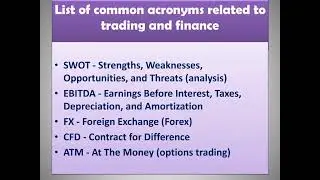 SOME IMPORTANT ACRONYMS LIST