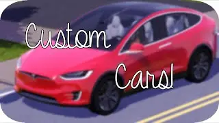 TESLA + BMW?!? | The Sims 3 | Custom Content Cars