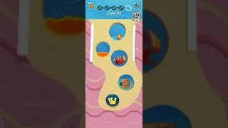 save the fish level 35 mobile game/ fishdom, (android iOS)