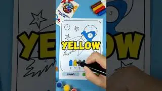 Color by Number, Lv.Medium - Rocket  #coloring #colorbynumber #games #shorts #rocket #space #fun