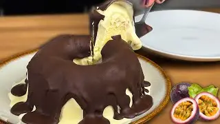 SORVETÃO MAIS CREMOSO DE MARACUJÁ COM CASQUINHA CROCANTE