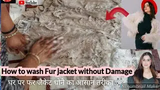 How to wash Faux Fur jacket at home, How to take care for Faux Fur jacket, फर जैकेट धोने का तरीका