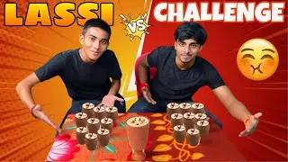 Fastest Lassi Drink Challenge ever ⏩😱