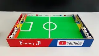How to Make Football Game with cardboard