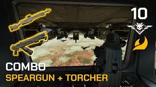 Helldivers 2 - SPEARGUN + TORCHER Combo - Solo Superhelldive - Full Clear