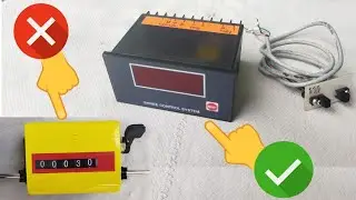 analog meter ki jagha Digital meter kese lagahe / कॉइल वाइंडिंग मशीन में डिजिटल मीटर कैसे लगाएं