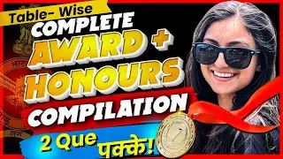 Complete Awards & Honours for AFCAT 2 2025 | CDS 2 2025 Current Affairs