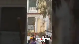बम बाजी  | #openfiring #patnauniversity 2023 | murti visarjan mintuhostel