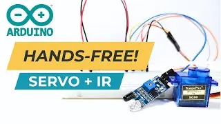 Учебное пособие по Arduino: управление сервоприводами с помощью ИК-датчика препятствий HW-201 | П...