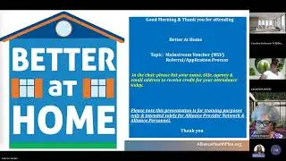 Better at Home:  Mainstream Vouchers