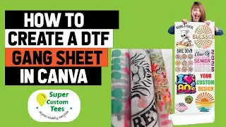 How to Create a Gang Sheet for DTF Transfers in Canva | Step-by-Step Tutorial