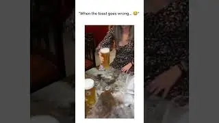 Epic Party Fail: When Cheers Turn to Crashes! #shorts