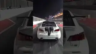Ekanooracing ISF crash at Bahrain🫨 #nyce1s #automobile #shorts #lexus #2jz #crash #car #dragracing