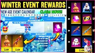 FREE FIRE WINTERLAND EVENT ALL FREE REWARD | FREE FIRE WINTERLAND EVENT