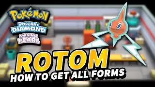 How to get ROTOM & ALL FORMS (Rotom catalog location) | Pokemon Brilliant Diamond & Shining Pearl