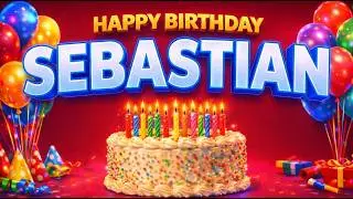 Happy Birthday Sebastian 🎉 | Birthday Song for Sebastian 2026