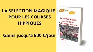🌴👗🌴COMMENT SELECTIONNER AUX COURSES HIPPIQUES POUR GAGNER 600EUROS :JOUR🎩👘💐