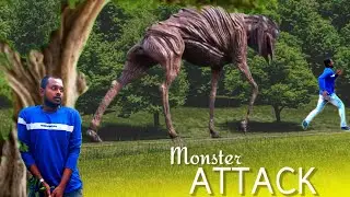 MONSTER ATTACK MAN IN THE FOREST / monster fun movie / tiger attack