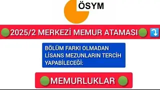 LİSANS MEZUNLARI BÖLÜM ŞARTI OLMADAN !!#kpss #memur #haber #önlisans 