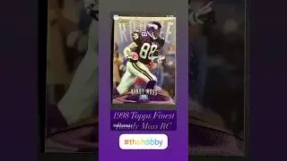 INCOMING: 1998 Topps Finest Randy Moss RC #jealousbonesbreak1st #randymoss #thehobby #vikings #nfl