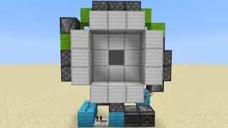 Super Easy to Build 3x3 Vault Door | Minecraft 1.14 Java