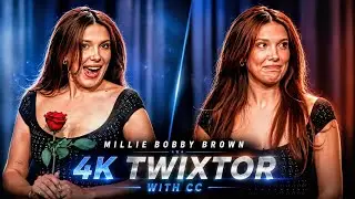 Mille Bobby Brown 4K Twixtor with cc || Interview Scene pack || 4K 60fps Twixtor || Millie Scenepack