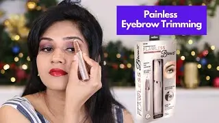 PAINLESS Hair Removal | @FlawlessBeauty Eyebrow Trimmer Demo & Honest Review | Femirelle