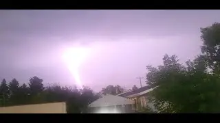 Prairie storm, Lightening, Thunder and Rain   Cold Lake Ab, July 2024 mp4