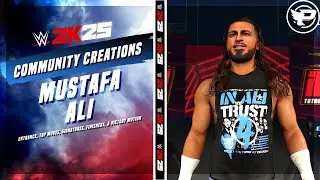 Mustafa Ali WWE 2K25 Entrance, Top Moves, Signatures, Finishers, & Victory Motion (PS5)